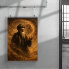 Shams Tabrizi and whirling dust storm poster 4