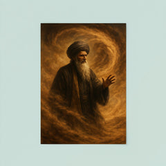 Shams Tabrizi and whirling dust storm poster 8
