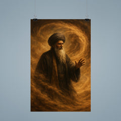 Shams Tabrizi and whirling dust storm poster 9