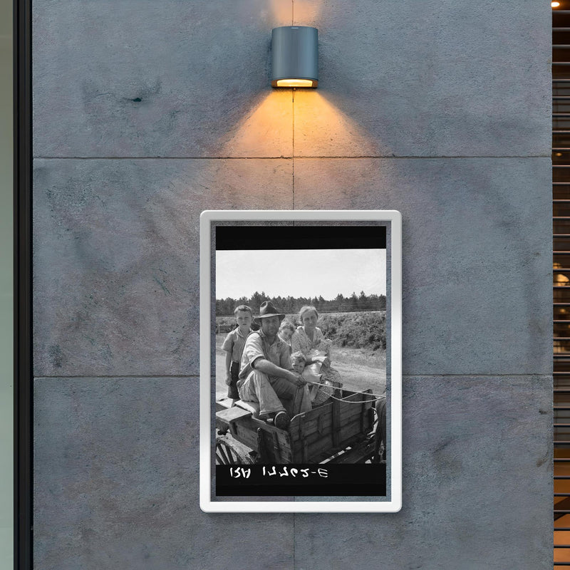 Sharecropper family near Hazlehurst, Georgia by Dorothea Lange poster 2