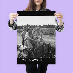 Sharecropper family near Hazlehurst, Georgia by Dorothea Lange poster 3