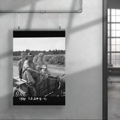 Sharecropper family near Hazlehurst, Georgia by Dorothea Lange poster 4