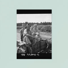 Sharecropper family near Hazlehurst, Georgia by Dorothea Lange poster 8