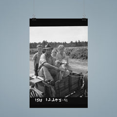 Sharecropper family near Hazlehurst, Georgia by Dorothea Lange poster 9