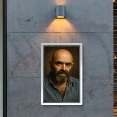 Shel Silverstein portrait poster 2