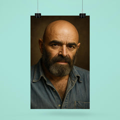 Shel Silverstein portrait poster 6