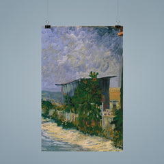 Shelter on Montmartre by Vincent van Gogh poster 9