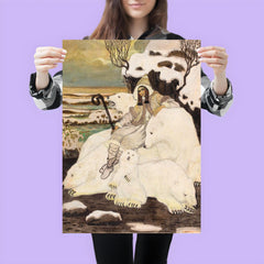 Shepherdess of the Polar Bears by Zofia Plewińska-Smidowiczowa, 1918 poster 3