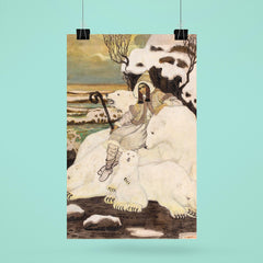 Shepherdess of the Polar Bears by Zofia Plewińska-Smidowiczowa, 1918 poster 6