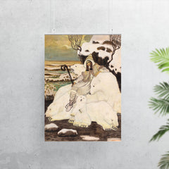 Shepherdess of the Polar Bears by Zofia Plewińska-Smidowiczowa, 1918 poster 7