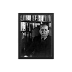 Sherwood Anderson framed print on a plain backdrop in size 12"x16".