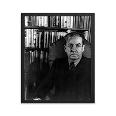 Sherwood Anderson framed print on a plain backdrop in size 16"x20".