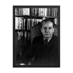 Sherwood Anderson framed print on a plain backdrop in size 18"x24".