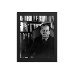 Sherwood Anderson framed print on a plain backdrop in size 8"x10".