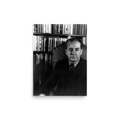 Sherwood Anderson poster on a plain backdrop in size 12"x16".