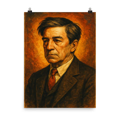 Sherwood Anderson poster on a plain backdrop in size 8"x10".
