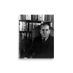 Sherwood Anderson poster on a plain backdrop in size 8"x10".