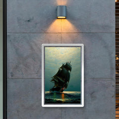 Ship in the Night by James Gale Tyler, 1870 poster 2