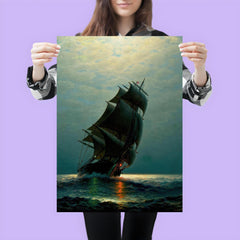 Ship in the Night by James Gale Tyler, 1870 poster 3