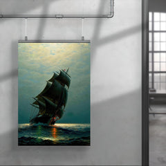 Ship in the Night by James Gale Tyler, 1870 poster 4