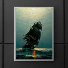 Ship in the Night by James Gale Tyler, 1870 poster 5