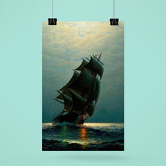 Ship in the Night by James Gale Tyler, 1870 poster 6