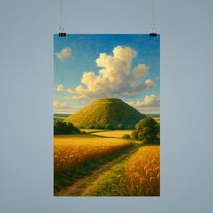 Silbury Hill Wiltshire England poster 9