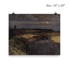 Silence by Isaac Ilyich Levitan, 1898 poster 2
