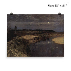 Silence by Isaac Ilyich Levitan, 1898 poster 5
