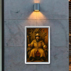 Simeon Bekbulatovich on a strange Russian throne poster 2