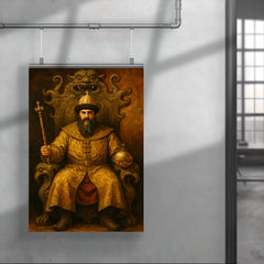 Simeon Bekbulatovich on a strange Russian throne poster 4