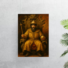 Simeon Bekbulatovich on a strange Russian throne poster 7