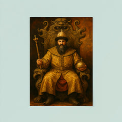 Simeon Bekbulatovich on a strange Russian throne poster 8