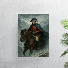 Simón Bolívar crossing the Andes in sleet poster 7