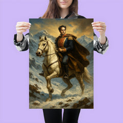 Simón Bolívar crossing the Andes poster 3