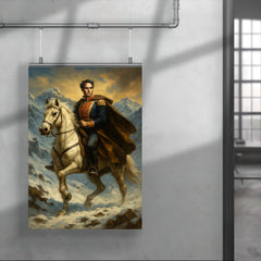 Simón Bolívar crossing the Andes poster 4