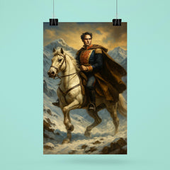 Simón Bolívar crossing the Andes poster 6
