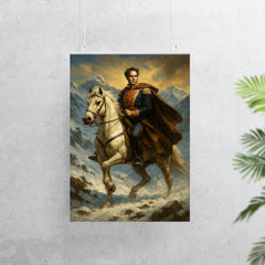 Simón Bolívar crossing the Andes poster 7