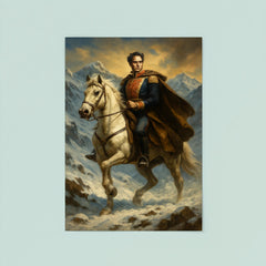 Simón Bolívar crossing the Andes poster 8