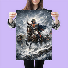 Simon Bolivar crossing the Andes in sleet poster 3