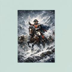 Simon Bolivar crossing the Andes in sleet poster 8