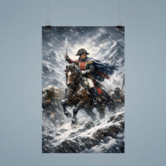 Simon Bolivar crossing the Andes in sleet poster 9