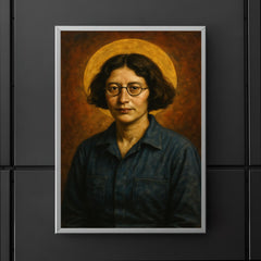 Simone Weil factory overalls and halo poster 5