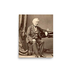 Sir Arthur Wellesley 1st Duke of Wellington poster on a plain backdrop in size 8"x10".