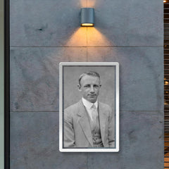 Sir Donald Bradman official portrait by Sam Hood poster 2