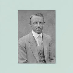 Sir Donald Bradman official portrait by Sam Hood poster 8