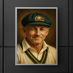 Sir Donald Bradman portrait poster 5
