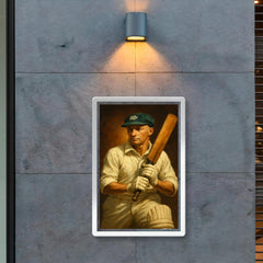 Sir Donald Bradman poster 2