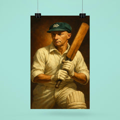 Sir Donald Bradman poster 6