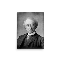 Sir John A Macdonald poster on a plain backdrop in size 12"x16".